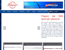 Tablet Screenshot of filsport.com